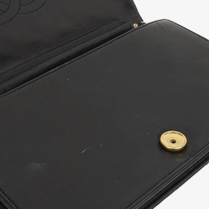 Chanel Classic Full Flap Bag Schwarz Gequiltetes Lammleder mit 24K Gold Hardware