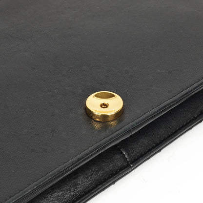 Chanel Classic Full Flap Bag Schwarz Gequiltetes Lammleder mit Gold Hardware