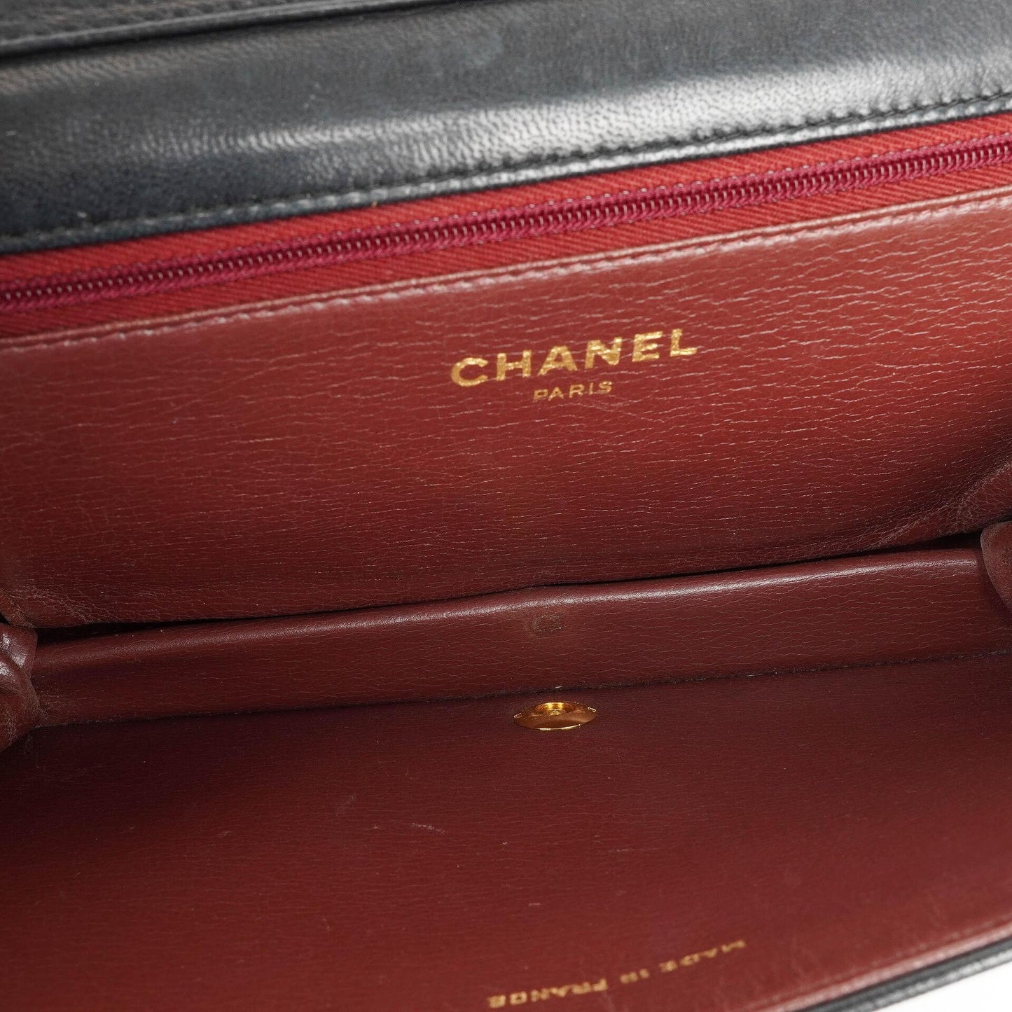 Chanel Classic Full Flap Bag Schwarz Gequiltetes Lammleder mit Gold Hardware