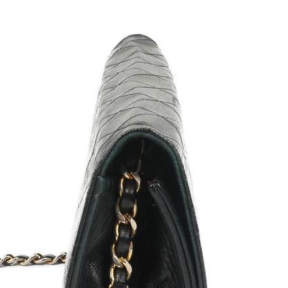 Chanel Classic Full Flap Tasche aus schwarzem gestepptem Lammleder mit 24K vergoldeten Beschlägen