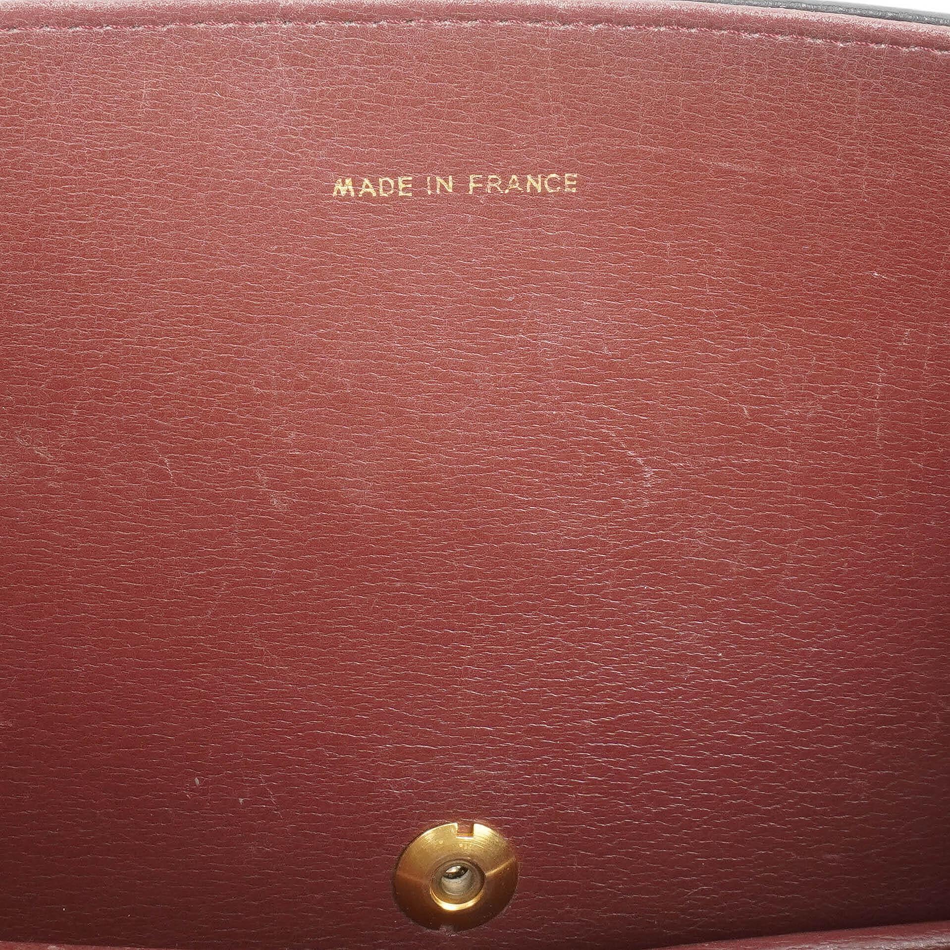Chanel Classic Full Flap Tasche aus schwarzem gestepptem Lammleder mit 24K vergoldeten Beschlägen