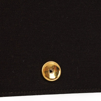 Chanel Classic Braune gesteppte Jersey Full Flap Tasche mit 24K Goldplattierten Beschlägen