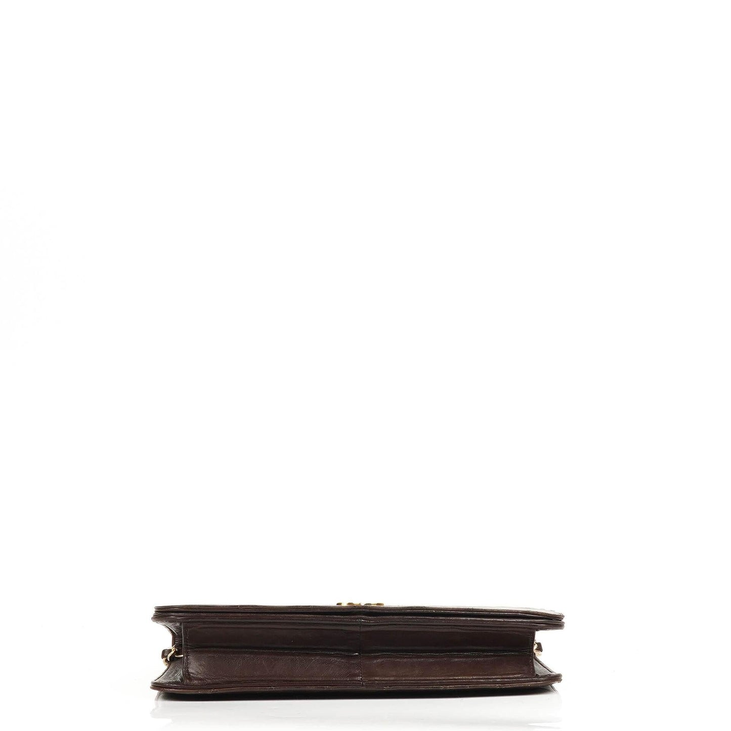 Chanel Classic Full Flap Bag Braun Gequiltetes Lammleder mit 24K Gold Hardware