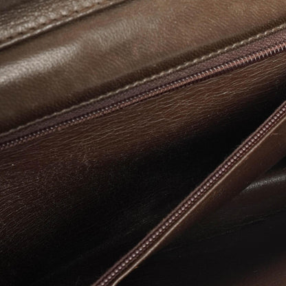 Chanel Classic Braune gesteppte Lammleder Full Flap Tasche mit Goldfarbenen Beschlägen