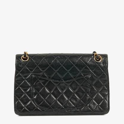 Chanel Classic Double Flap Tasche aus gestepptem Lammleder mit 24K vergoldeten Beschlägen