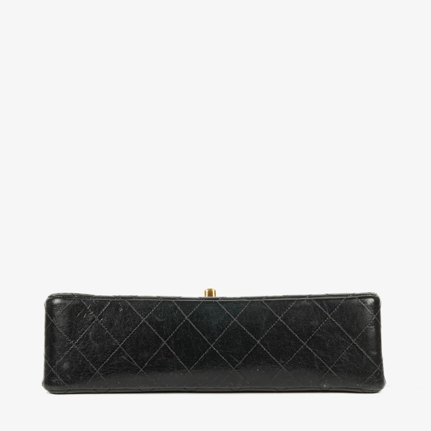Chanel Classic Double Flap Tasche aus gestepptem Lammleder mit 24K vergoldeten Beschlägen
