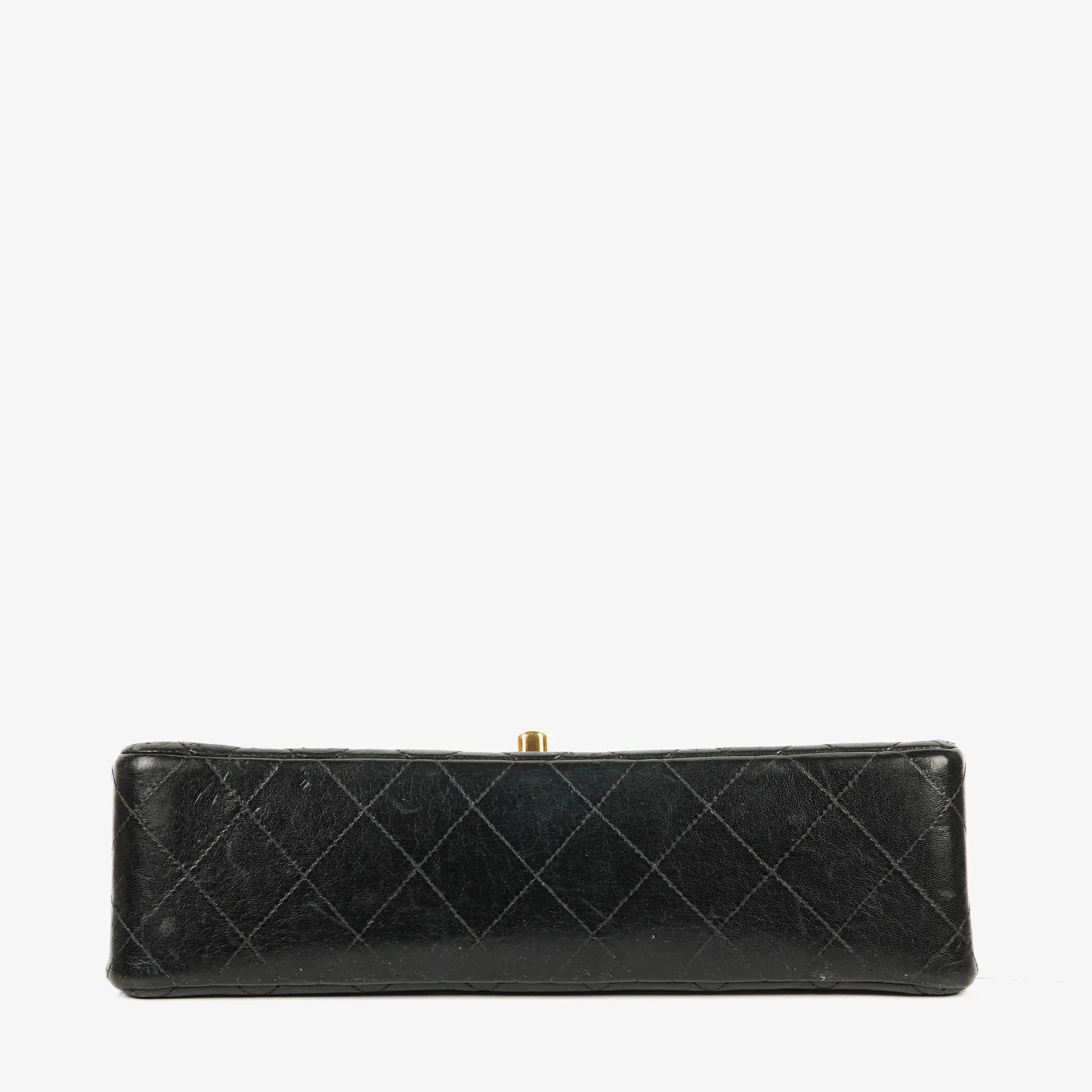 Chanel Classic Double Flap Tasche aus gestepptem Lammleder mit 24K vergoldeten Beschlägen