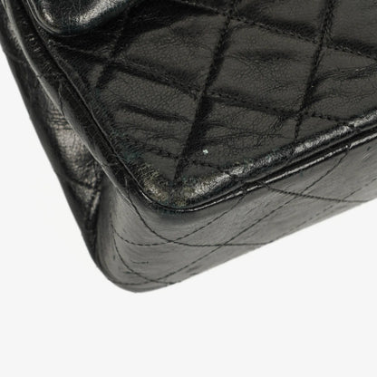 Chanel Classic Double Flap Tasche aus gestepptem Lammleder mit 24K vergoldeten Beschlägen