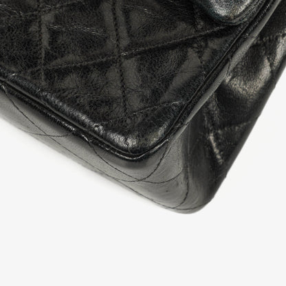 Chanel Classic Double Flap Tasche aus gestepptem Lammleder mit 24K vergoldeten Beschlägen