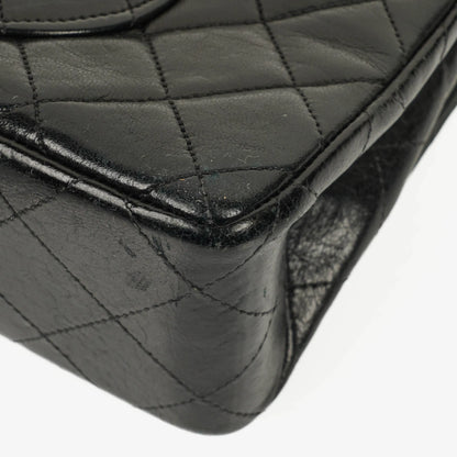 Chanel Classic Double Flap Tasche aus gestepptem Lammleder mit 24K vergoldeten Beschlägen