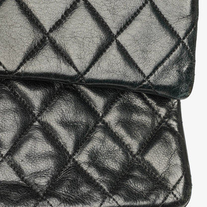 Chanel Classic Double Flap Tasche aus gestepptem Lammleder mit 24K vergoldeten Beschlägen