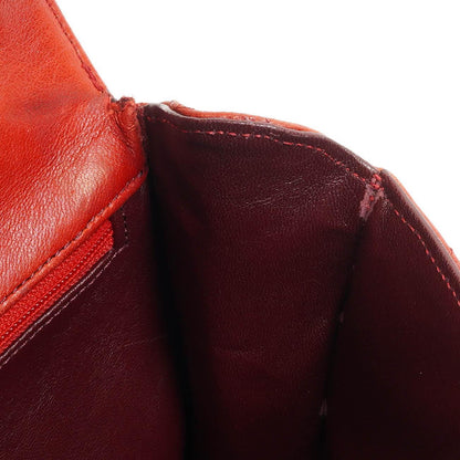 Chanel Classic Envelope Flap Bag Gequiltetes Lammleder Rot mit 24K Vergoldeter Hardware