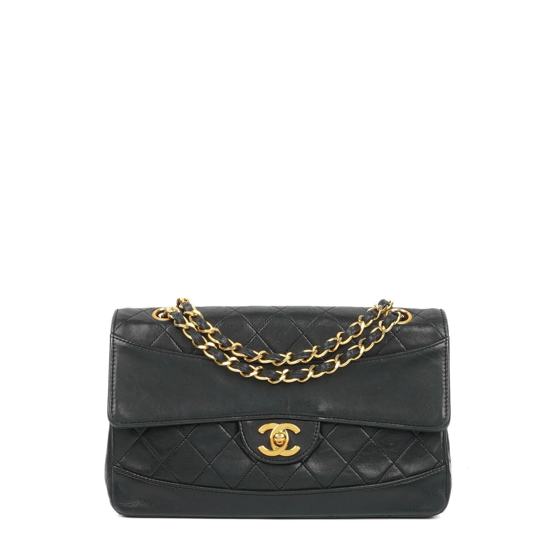Chanel Classic Flap Bag Lammleder 24k goldplattierte Hardware