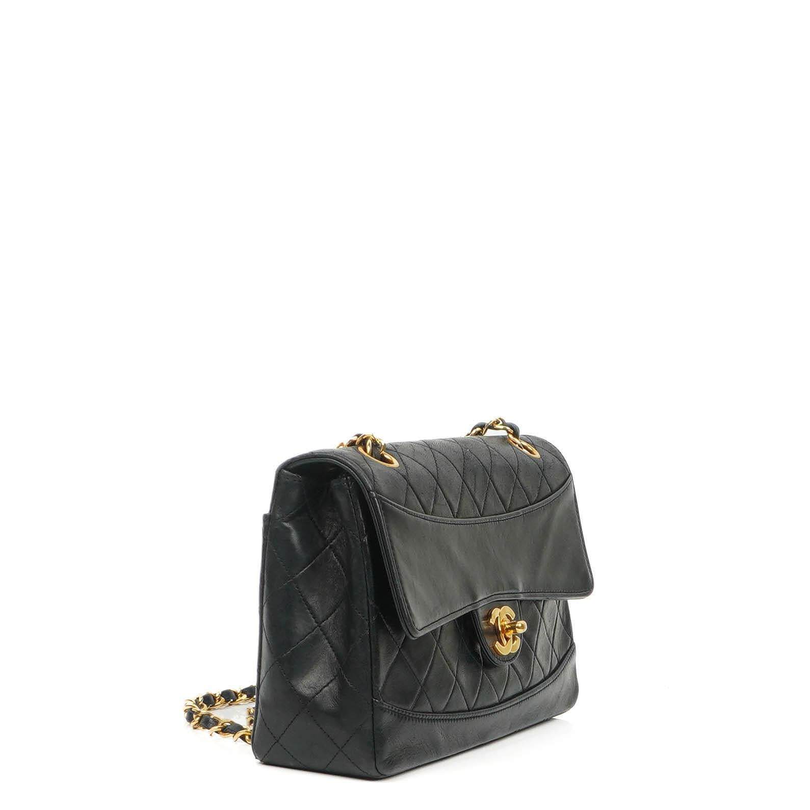 Chanel Classic Flap Bag Lammleder 24k goldplattierte Hardware