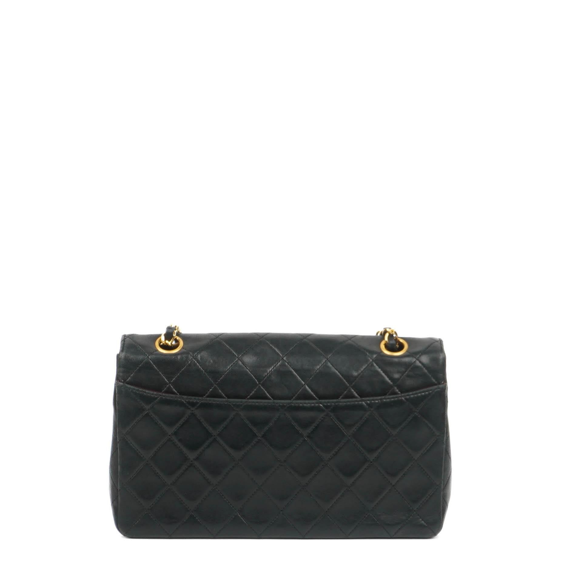 Chanel Classic Flap Bag Lammleder 24k goldplattierte Hardware