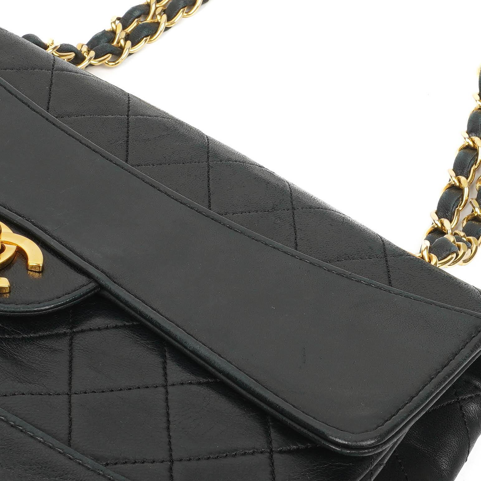 Chanel Classic Flap Bag Lammleder 24k goldplattierte Hardware