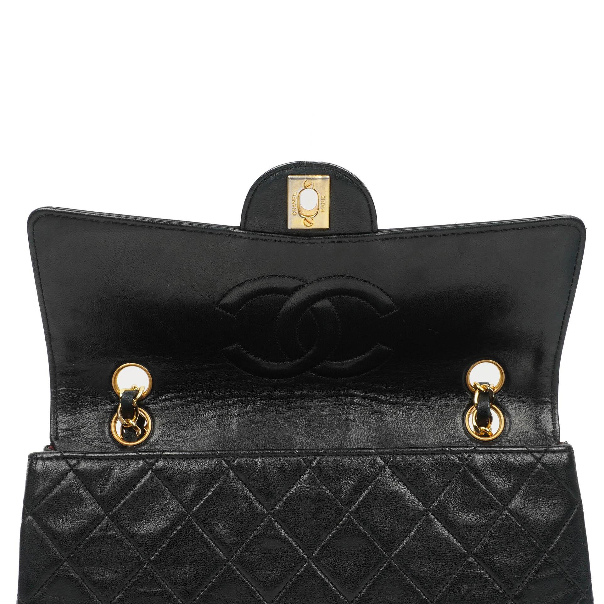 Chanel Classic Flap Bag Lammleder 24k goldplattierte Hardware
