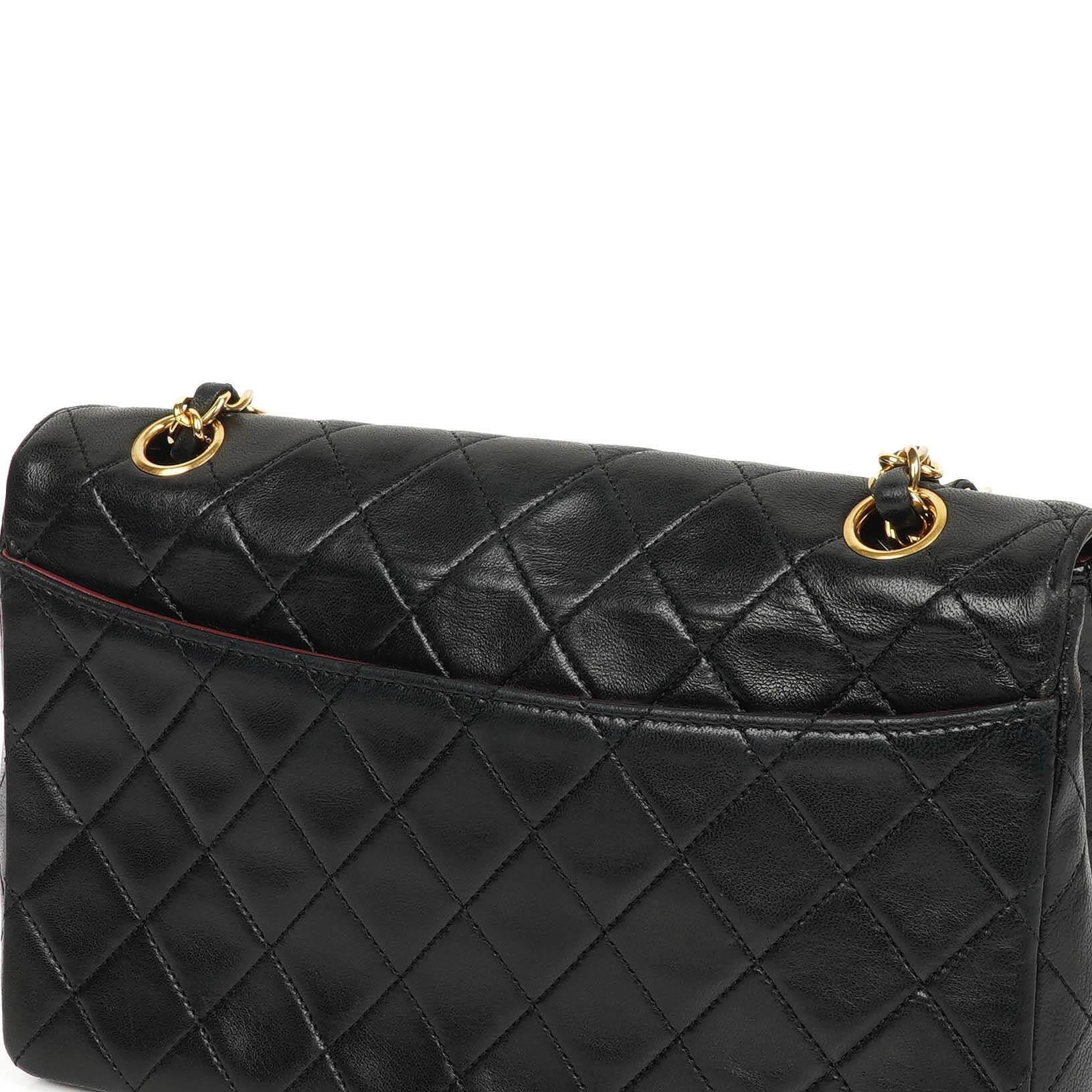 Chanel Classic Flap Bag Lammleder 24k goldplattierte Hardware