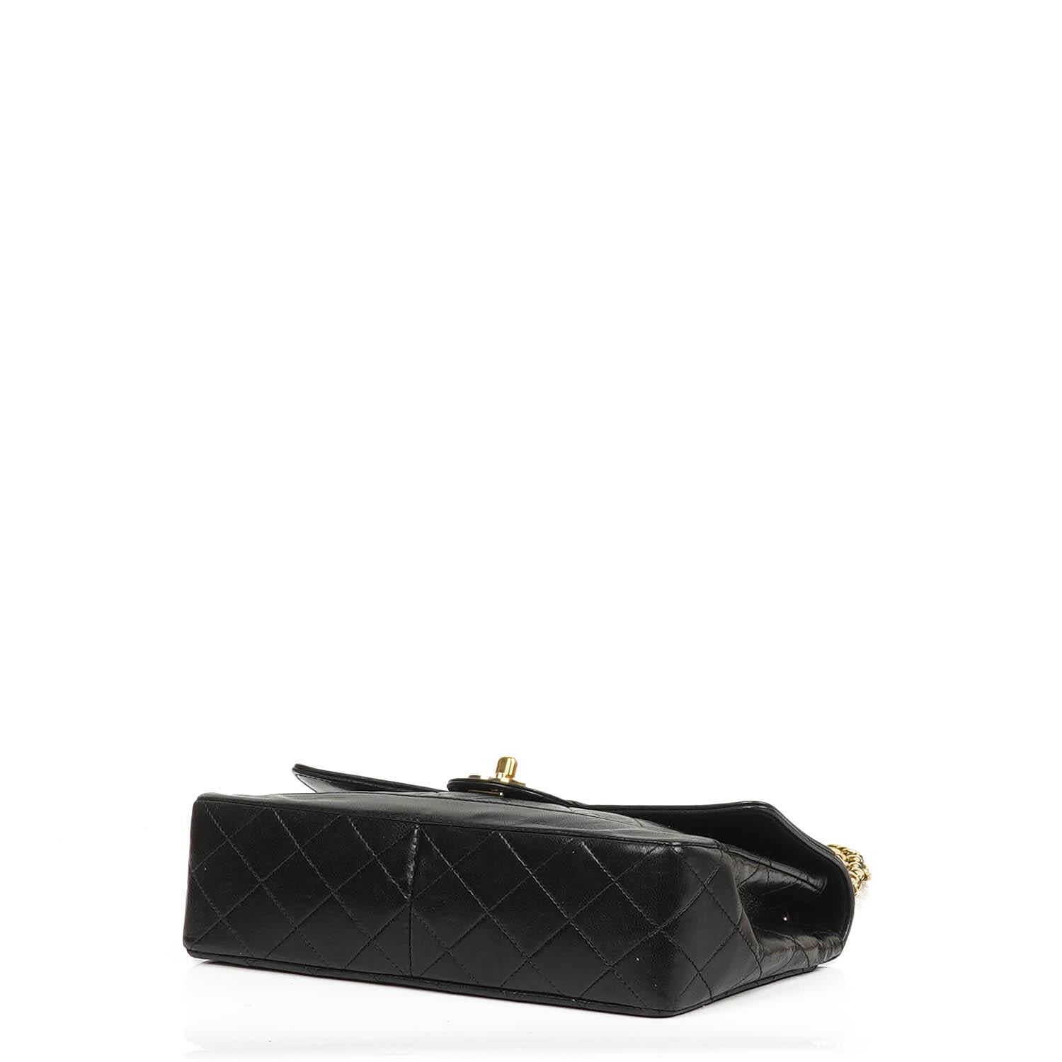 Chanel Classic Flap Bag Lammleder 24k goldplattierte Hardware