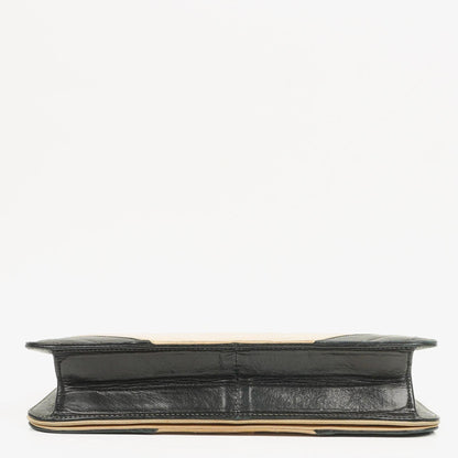 Chanel Classic Full Flap Tasche aus beigem Chevron-Steppleder mit 24K vergoldeten Beschlägen