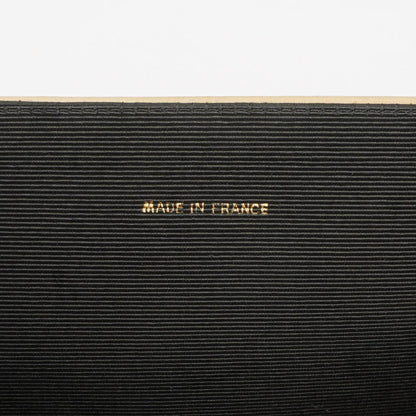 Chanel Classic Full Flap Tasche aus beigem Chevron-Steppleder mit 24K vergoldeten Beschlägen