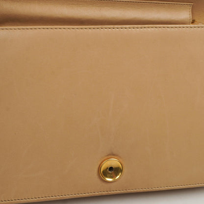 Chanel Classic Vollklapptasche Beige Gequiltetes Lammleder 24K Goldbeschichtetes Hardware