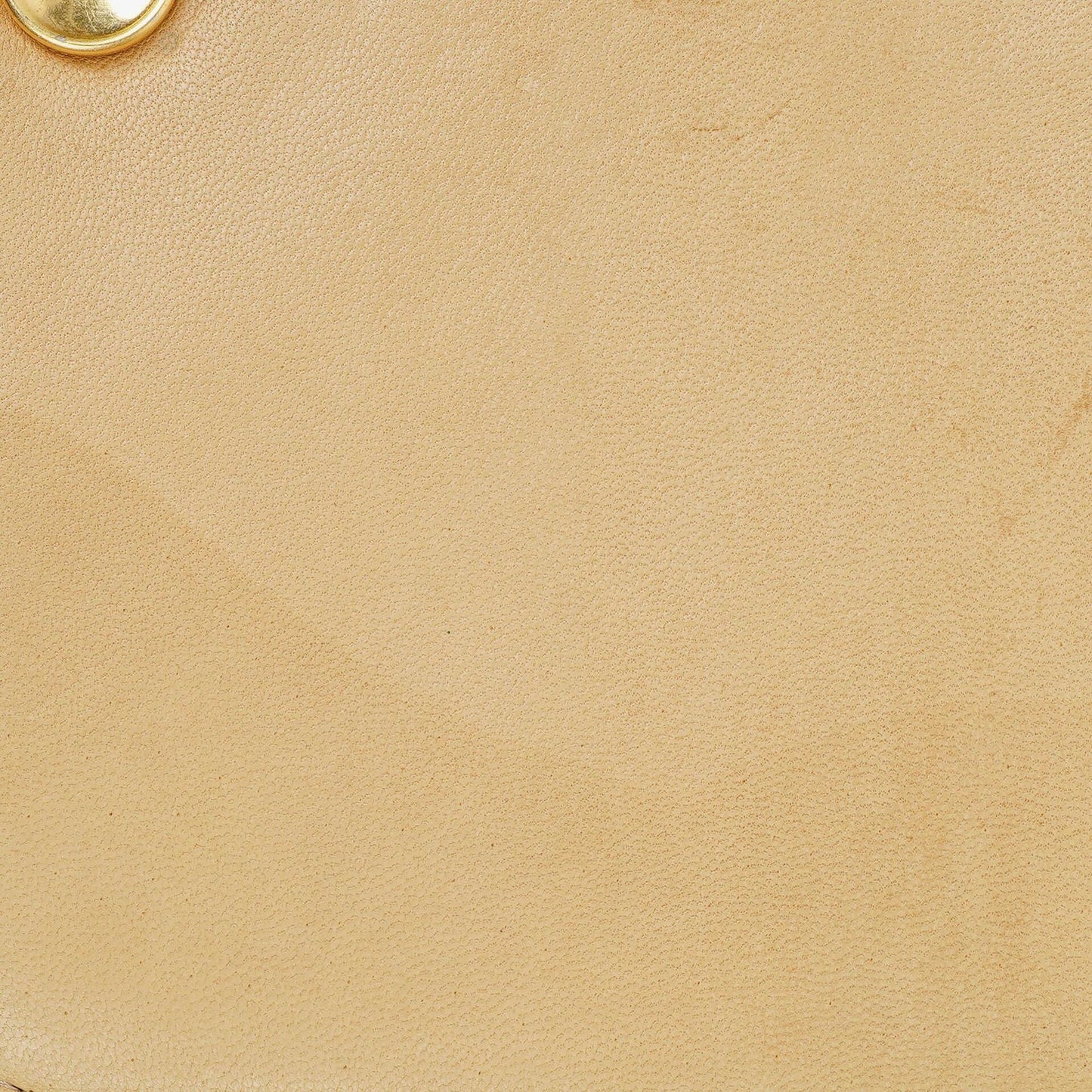 Chanel Classic Full Flap Tasche aus beigem gestepptem Lammleder mit 24K vergoldeter Hardware