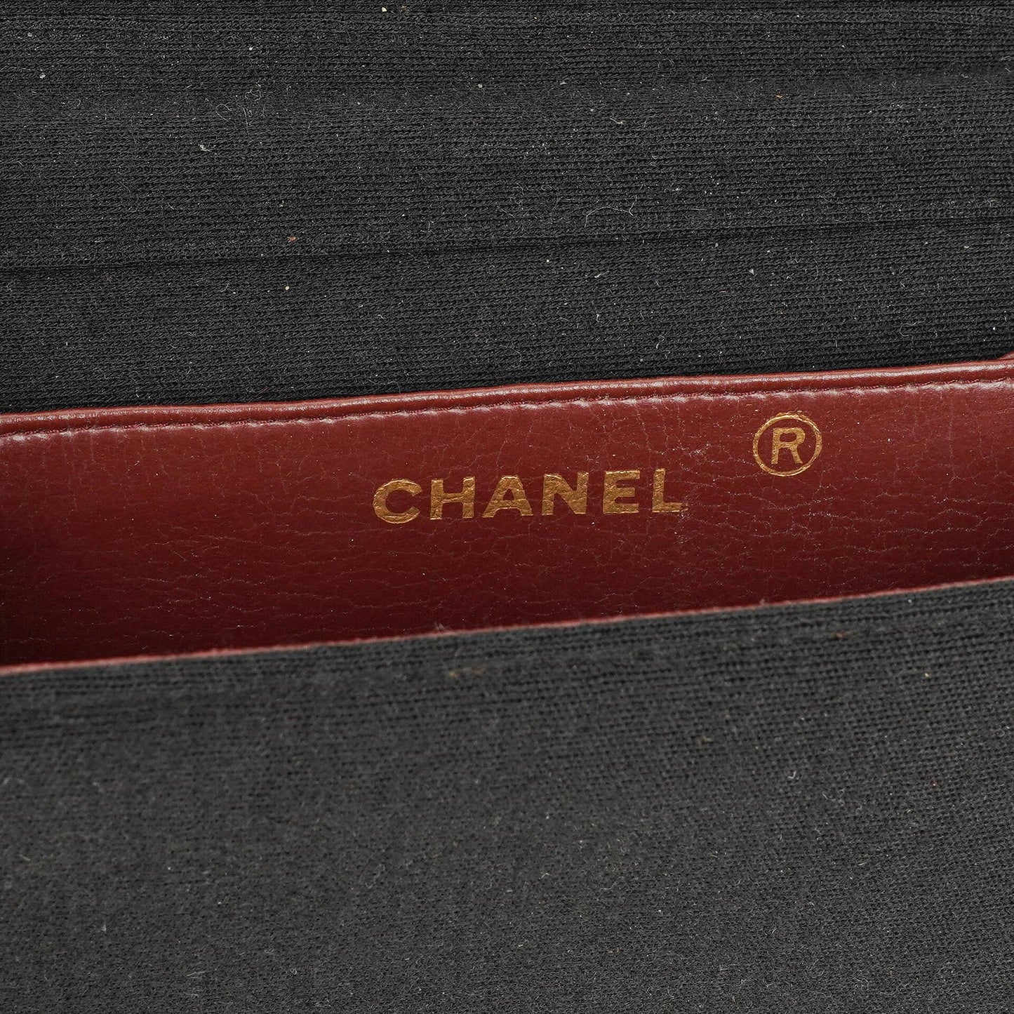Chanel Klassische Full Flap Tasche Schwarz Gepolsterter Jersey und Leder 24K Vergoldete Beschläge