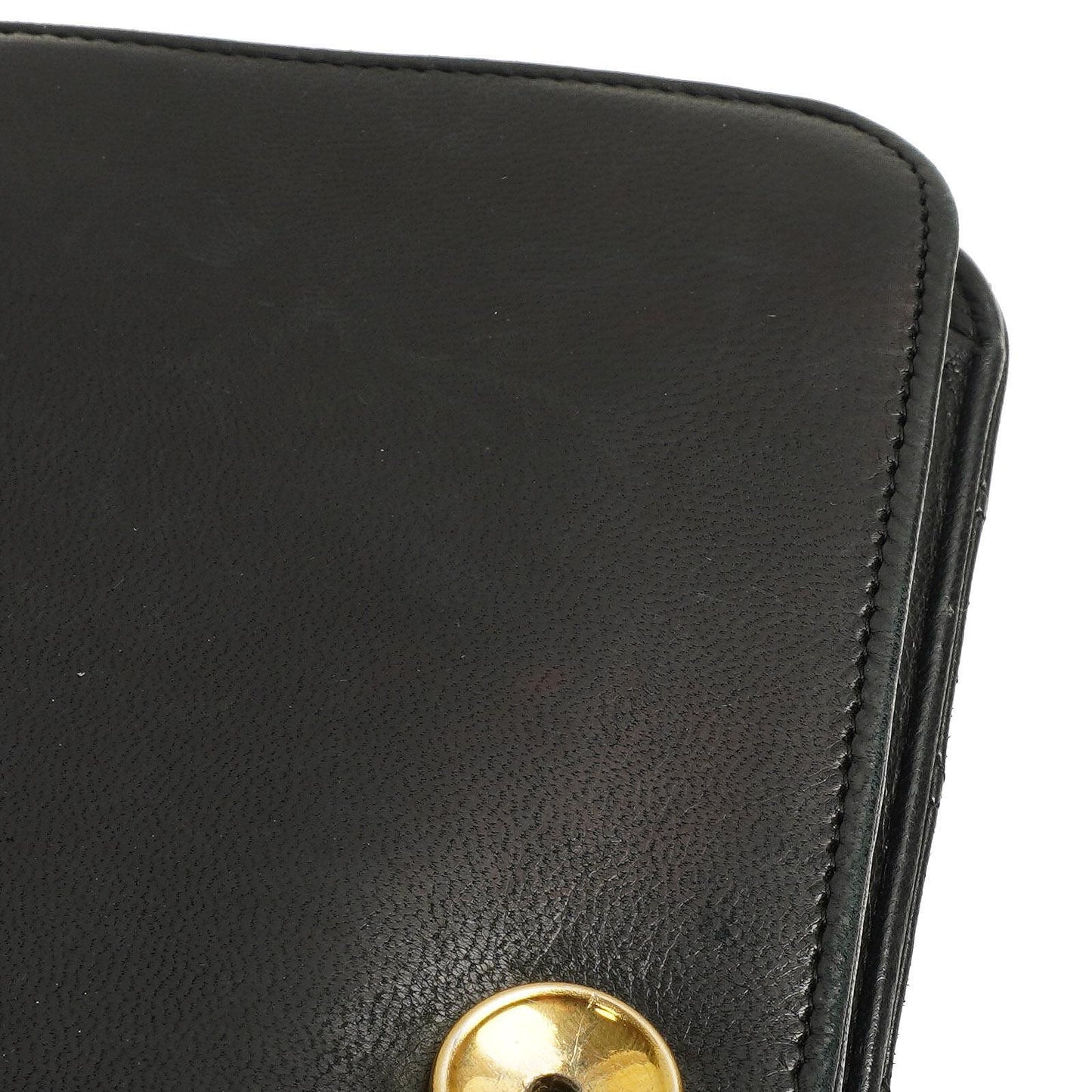 Chanel Classic Vollklapptasche Schwarz Gequiltetes Lammleder 24K Goldbeschichtetes Hardware