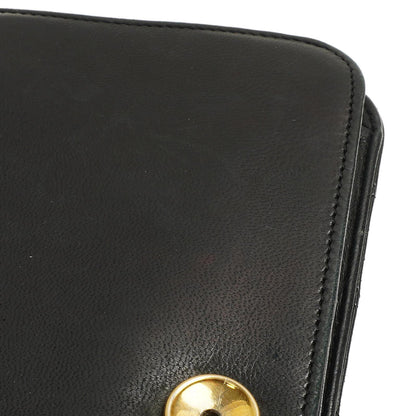 Chanel Classic Vollklapptasche Schwarz Gequiltetes Lammleder 24K Goldbeschichtetes Hardware