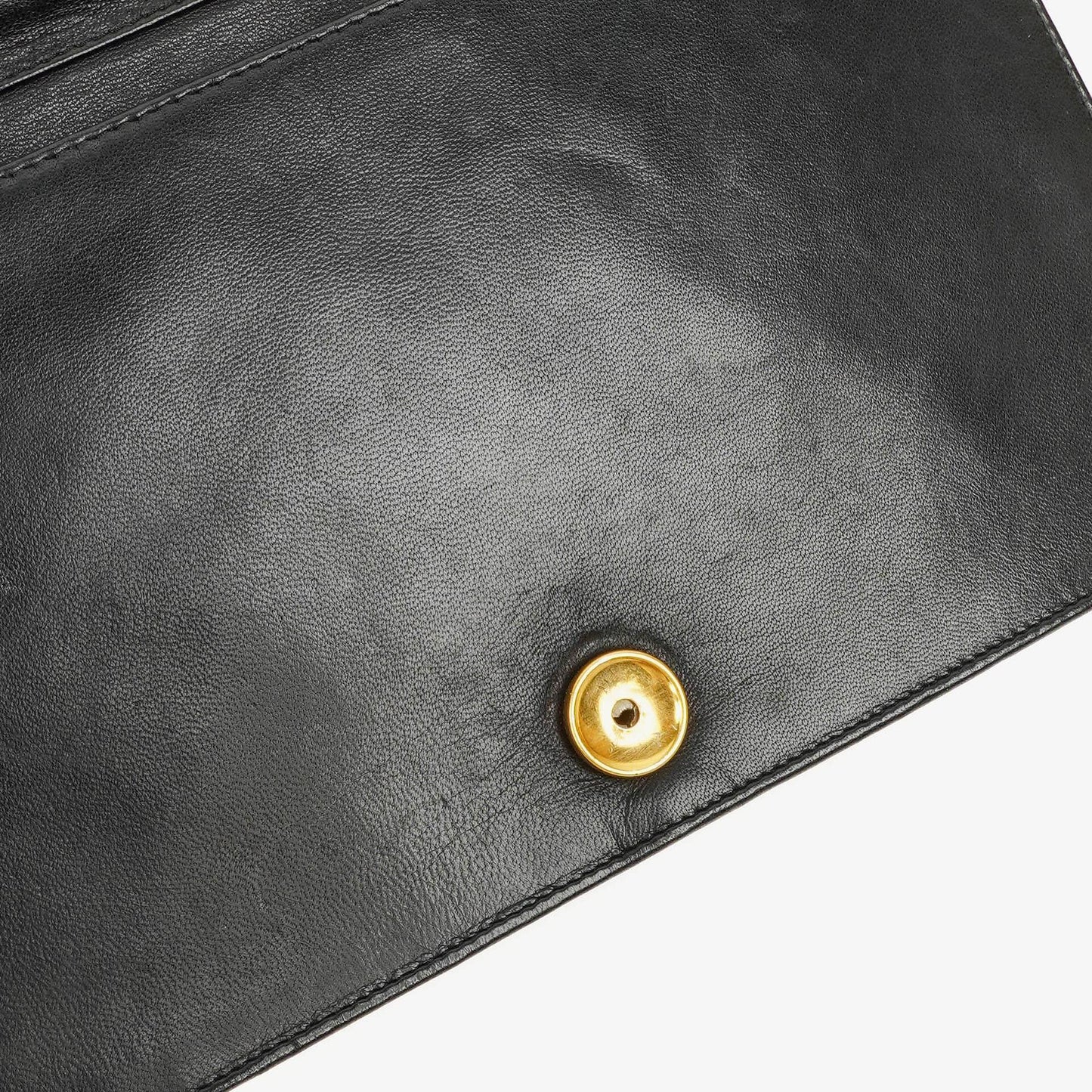 Chanel Classic Full Flap Tasche aus schwarzem gestepptem Lammleder mit 24K vergoldeter Hardware