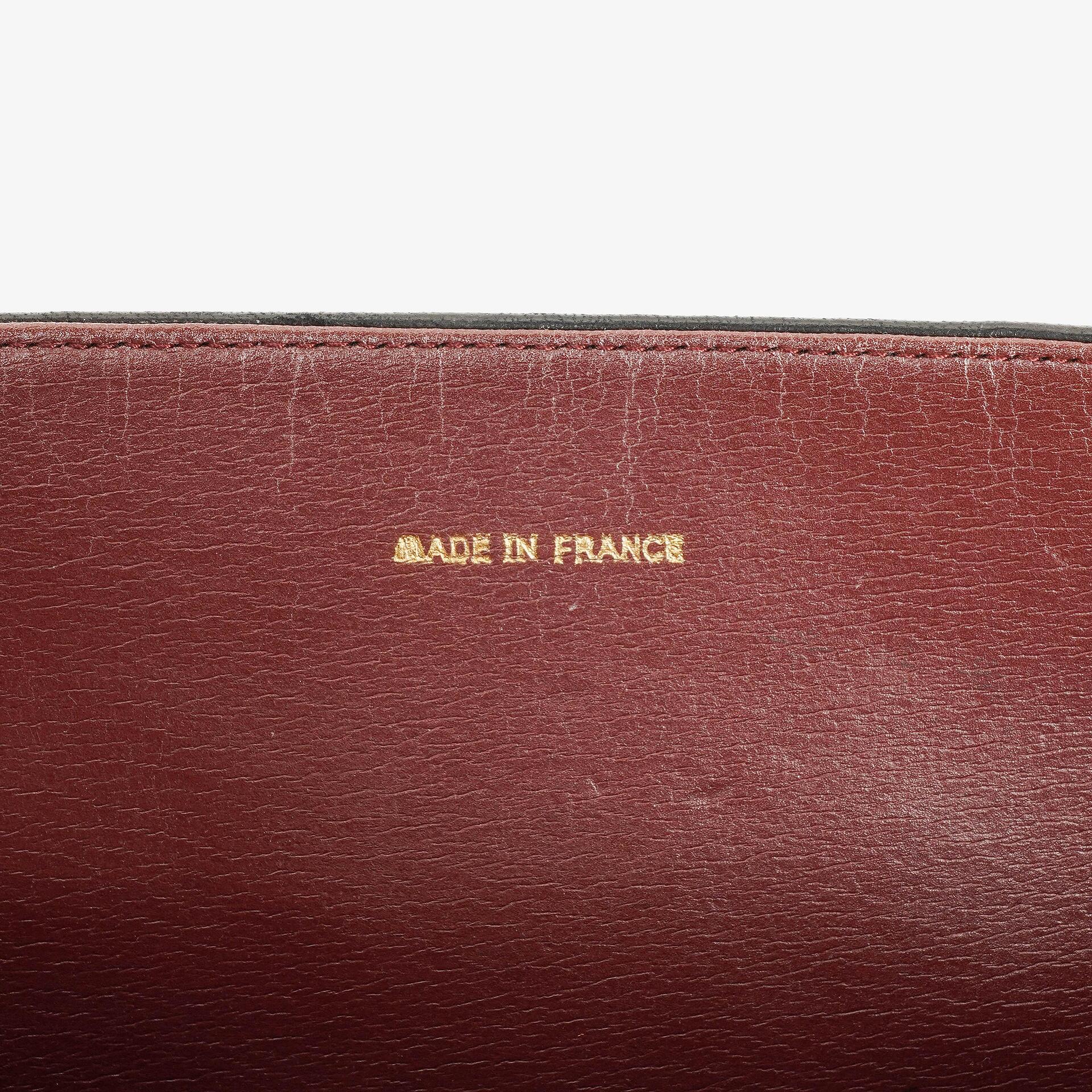 Chanel Classic Full Flap Tasche aus schwarzem gestepptem Lammleder mit 24K vergoldeten Beschlägen