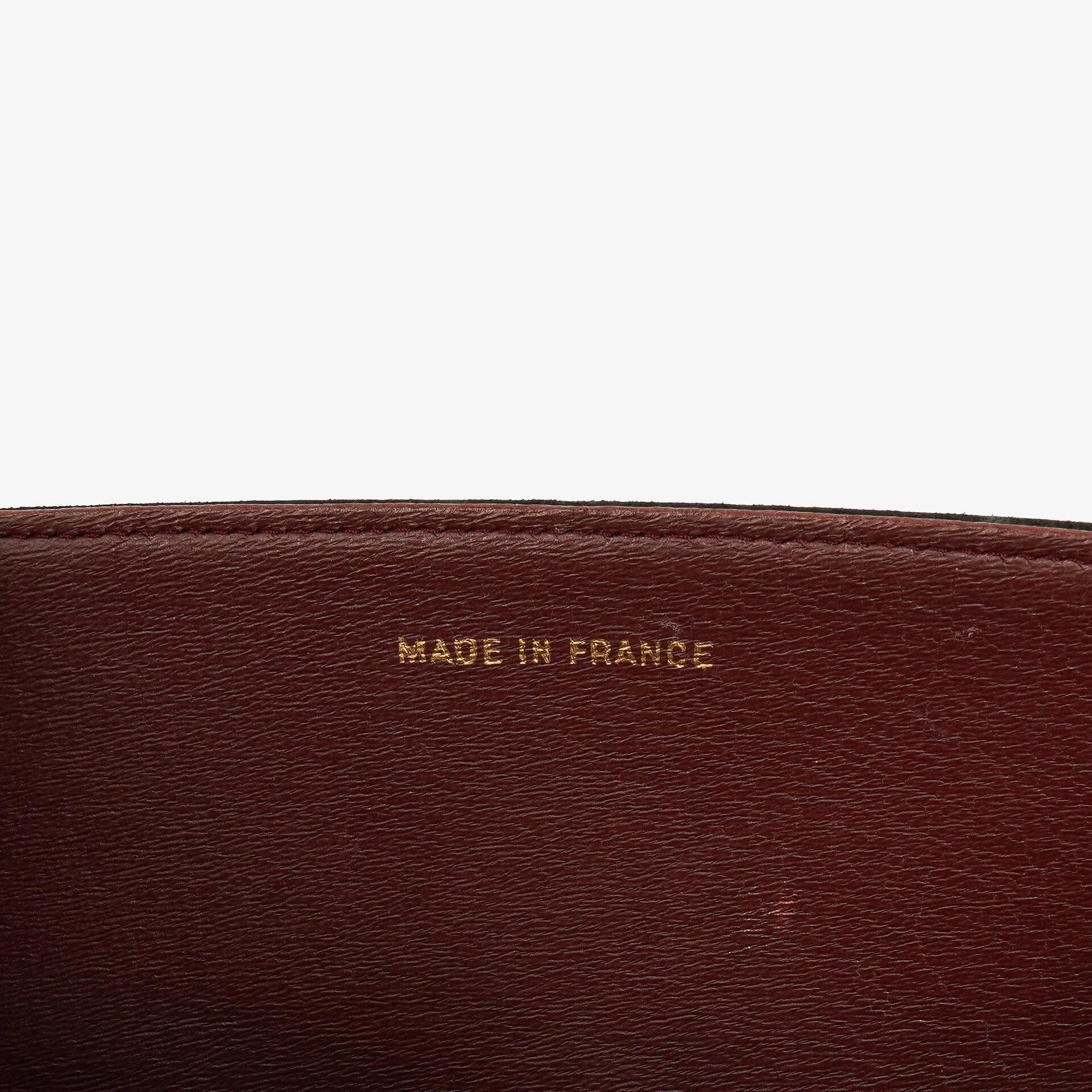 Chanel Classic Full Flap Tasche aus schwarzem gestepptem Wildleder