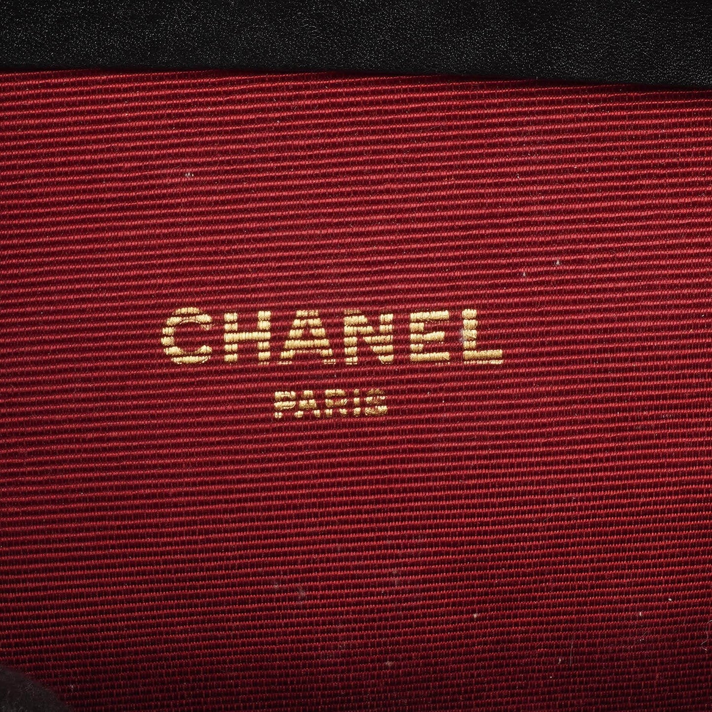 Chanel Classic Jursey Single Flap Tasche Geldbörse mit Kette mit 24K vergoldeter Hardware