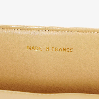 Chanel Classic Medium Single Flap Bag aus beigem gestepptem Leder mit gold- und silberfarbener Kombi-Hardware