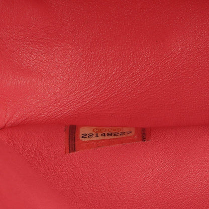 Chanel Classic Medium Double Flap Tasche aus rosa Tweed mit Kristallperlen-Blumenverzierung, Steppung und silberner Hardware