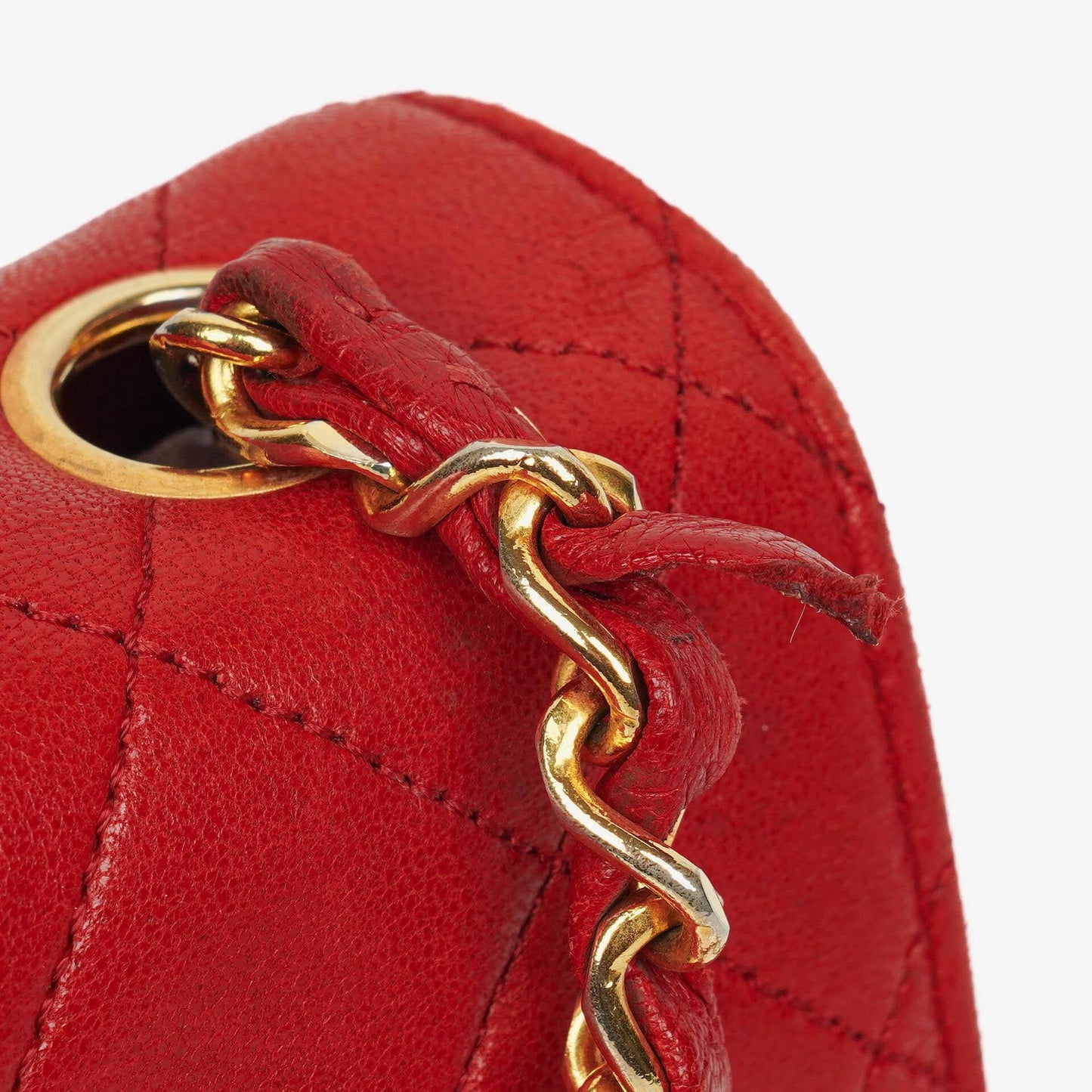 Chanel Classic Full Flap Tasche aus gestepptem Lammleder mit 24K vergoldeten Beschlägen