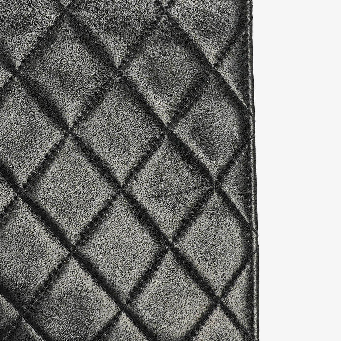 Chanel Classic Single Flap Tasche aus schwarzem gestepptem Lammleder mit 24K vergoldeter Hardware