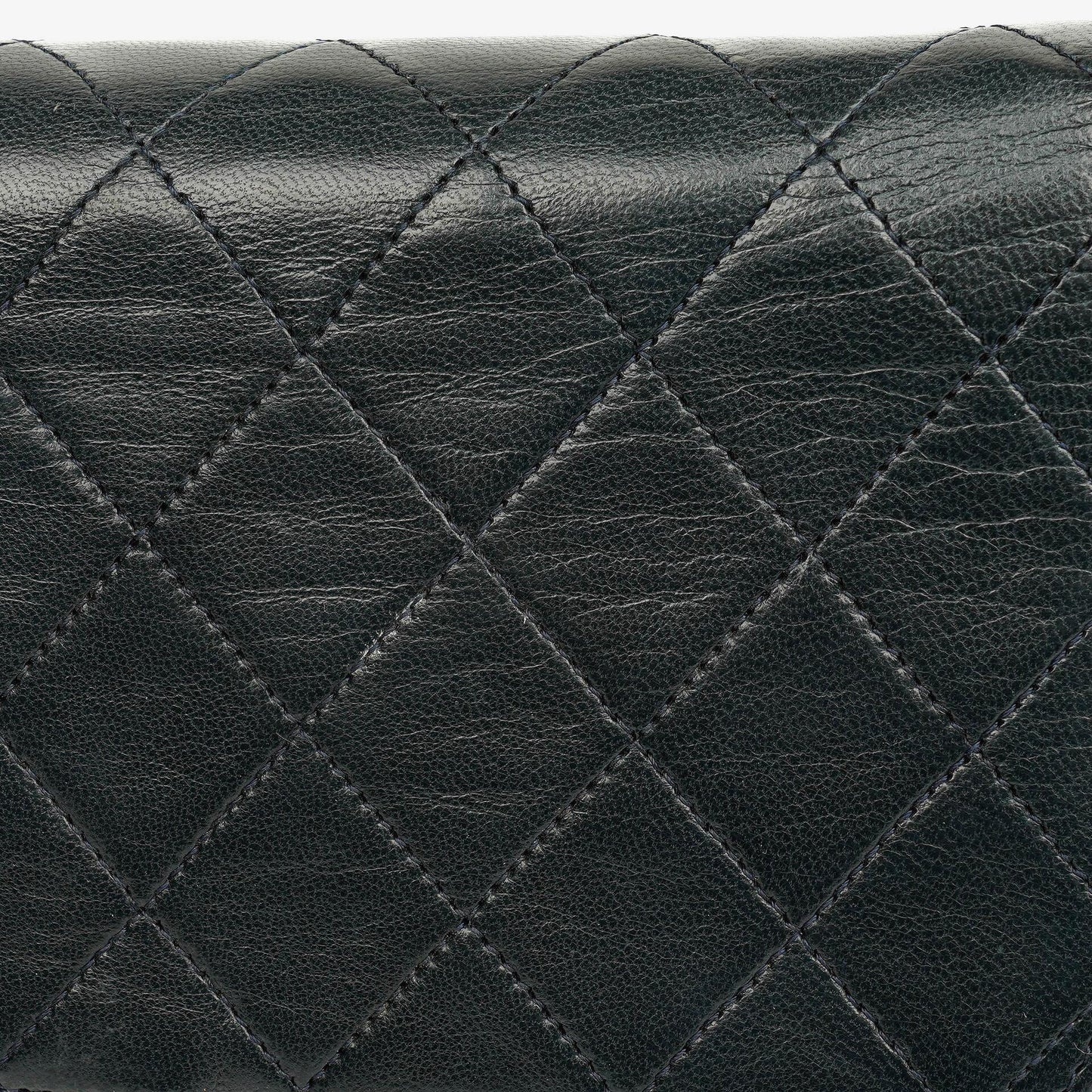 Chanel Classic Single Flap Bag aus schwarzem gestepptem Lammleder mit 24K vergoldeten Beschlägen