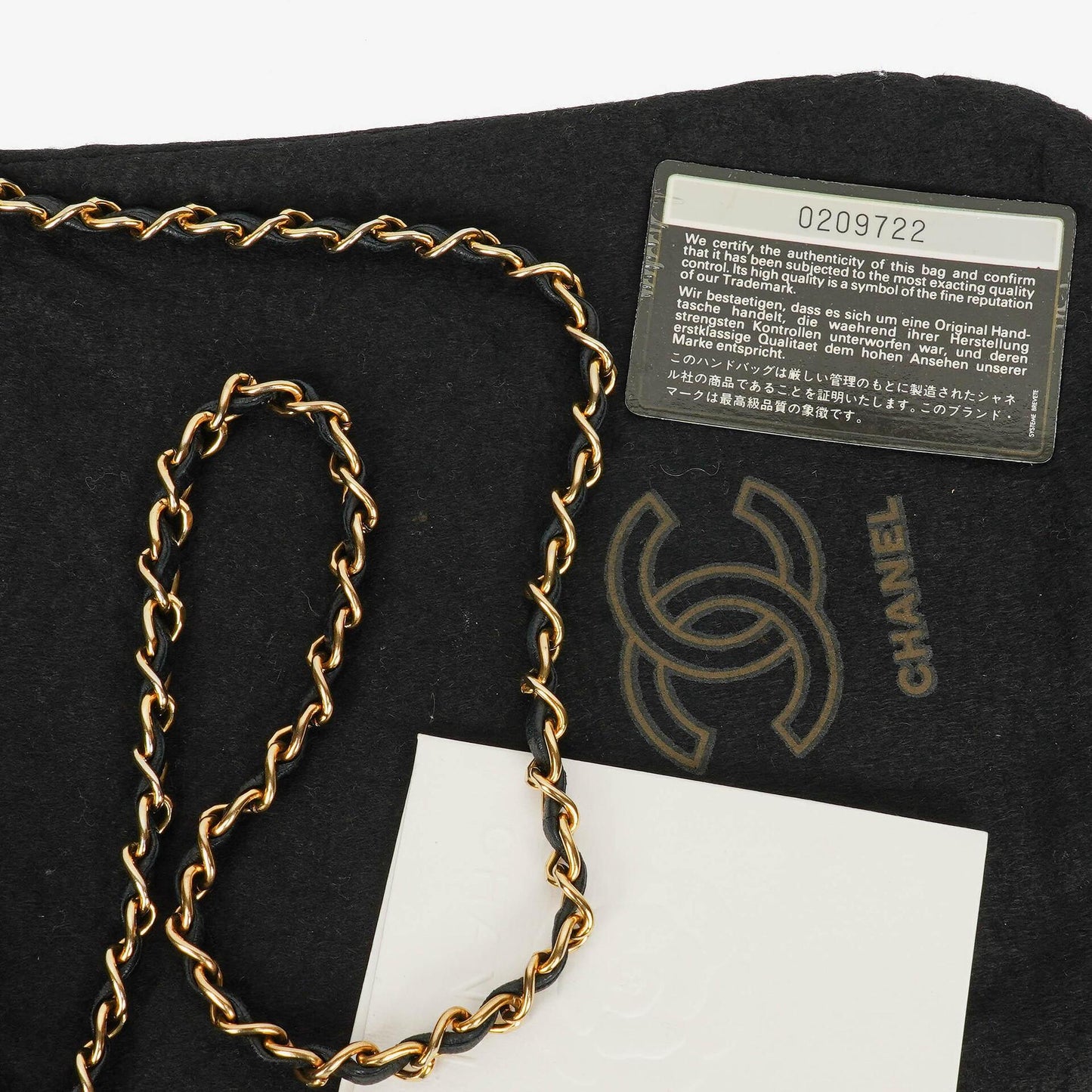 Chanel Classic Single Flap Bag aus schwarzem gestepptem Lammleder mit 24K vergoldeten Beschlägen