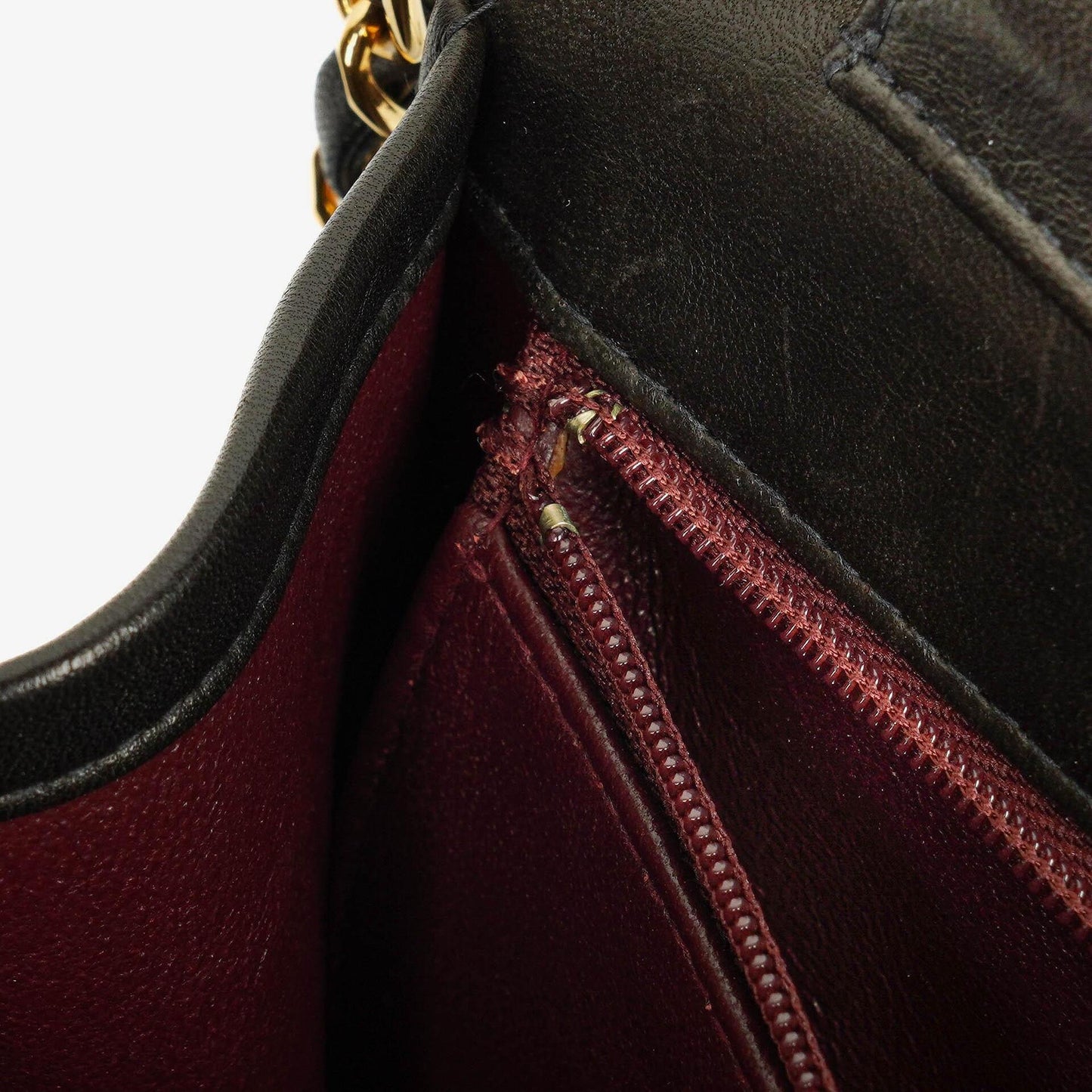 Chanel Classic Single Flap Tasche aus schwarzem gestepptem Lammleder mit 24K vergoldeter Hardware