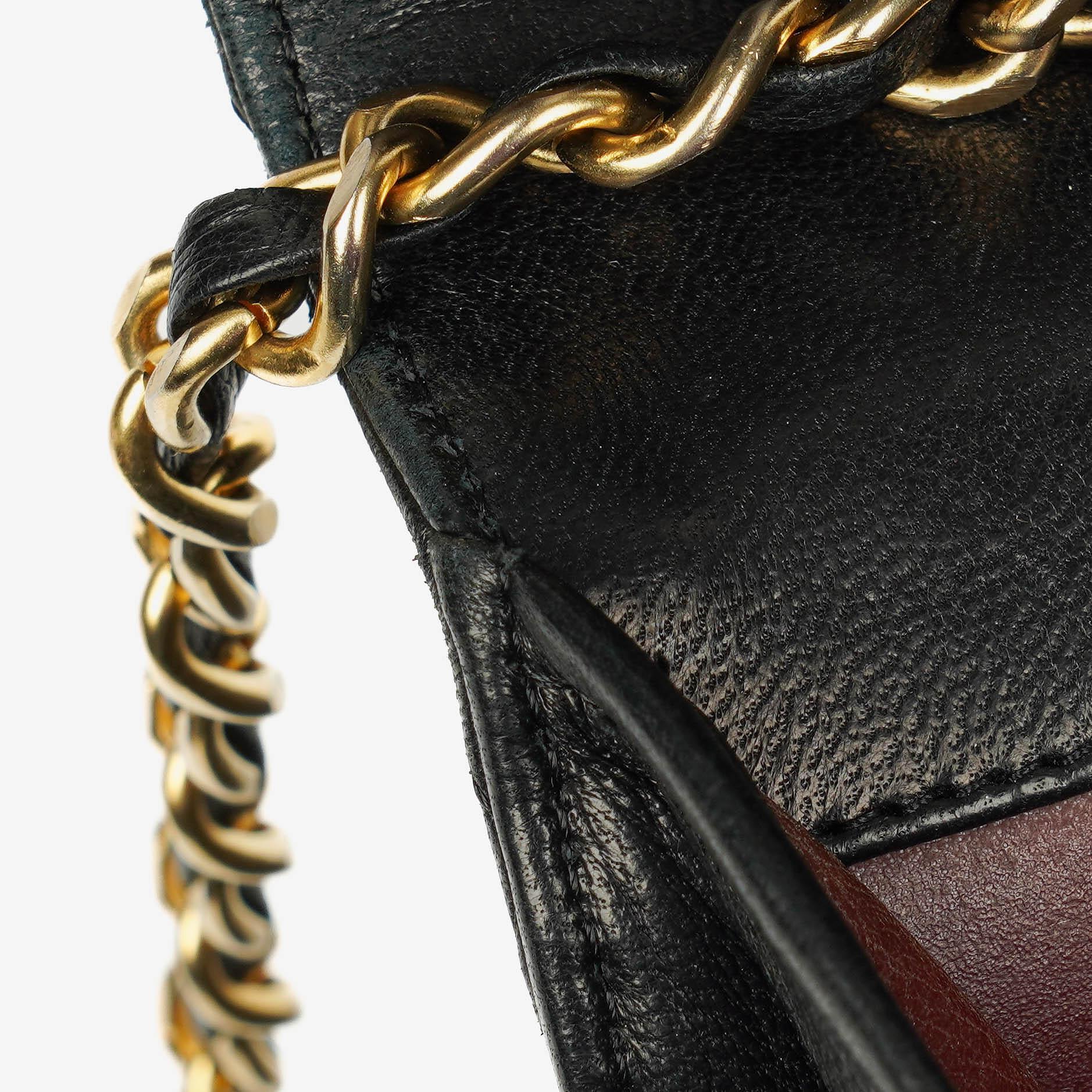 Chanel Classic Single Flap Tasche aus schwarzem gestepptem Lammleder mit 24K vergoldeten Beschlägen