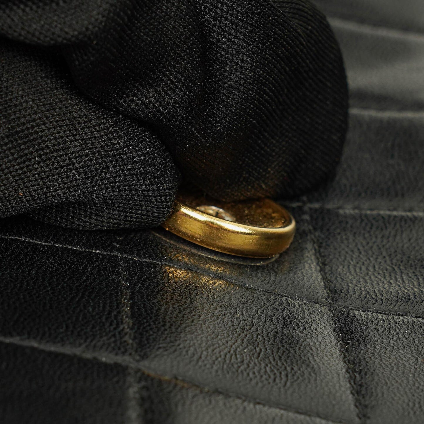 Chanel Classic Single Flap Tasche aus schwarzem gestepptem Lammleder mit 24K vergoldeten Beschlägen