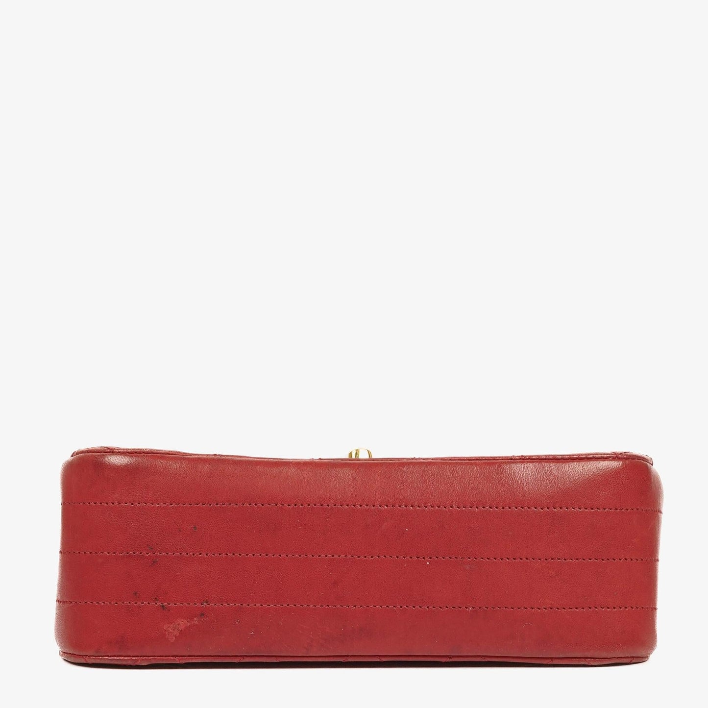 Chanel Classic Single Flap Bag aus gestepptem Lammleder mit 24K vergoldeter Hardware