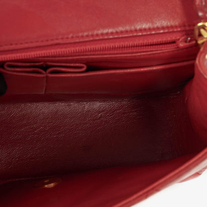 Chanel Classic Single Flap Bag aus gestepptem Lammleder mit 24K vergoldeter Hardware