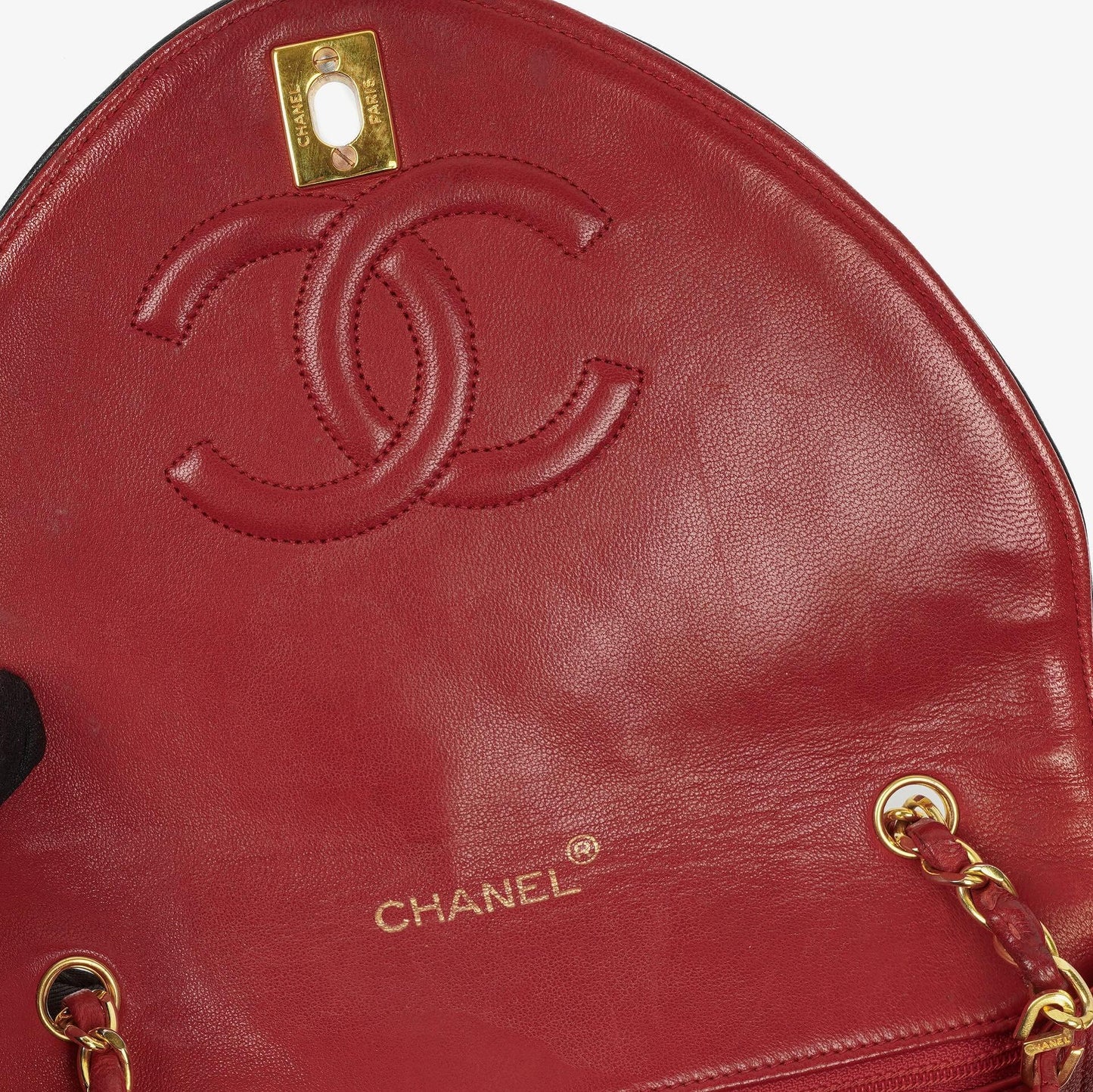 Chanel Classic Single Flap Bag aus gestepptem Lammleder mit 24K vergoldeter Hardware