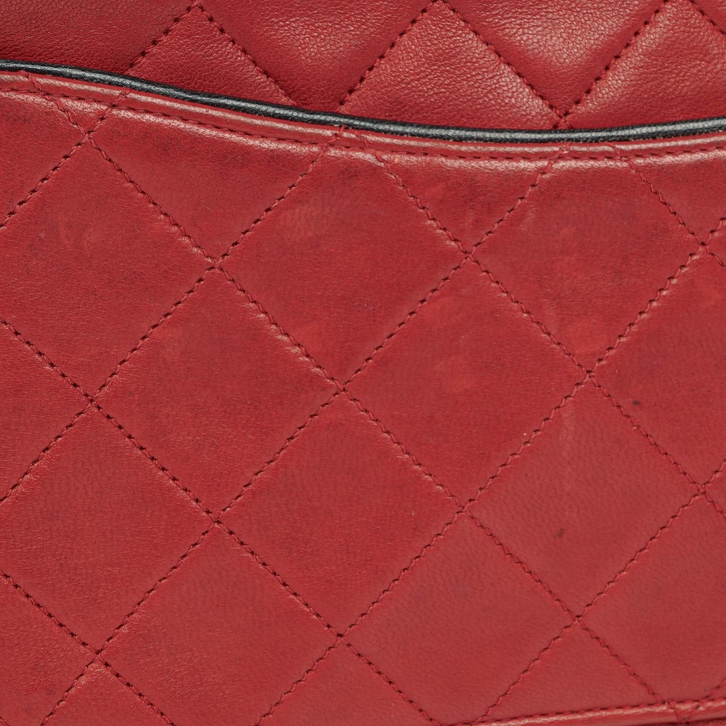 Chanel Classic Single Flap Bag aus gestepptem Lammleder mit 24K vergoldeter Hardware