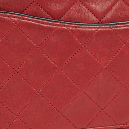 Chanel Classic Single Flap Bag aus gestepptem Lammleder mit 24K vergoldeter Hardware