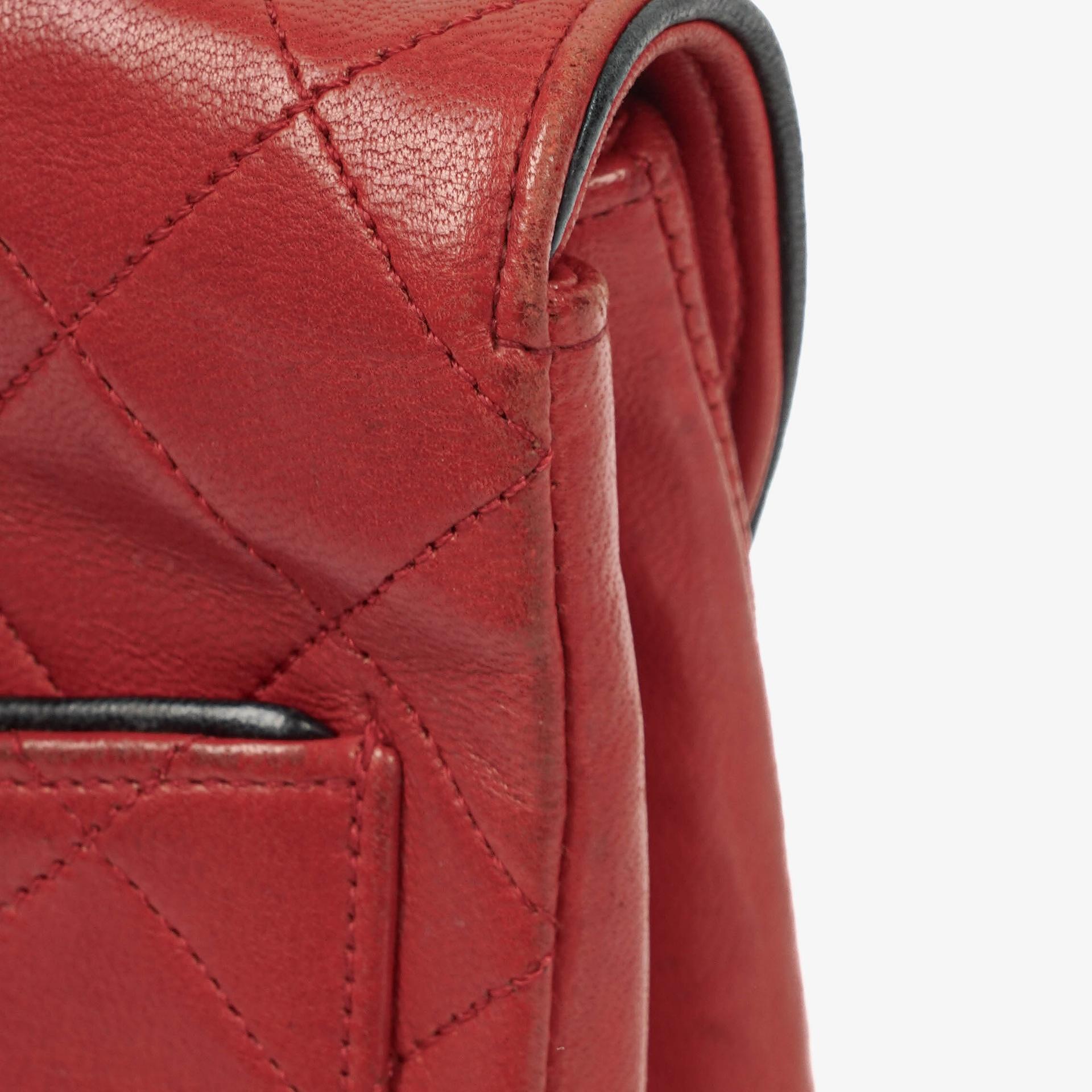 Chanel Classic Single Flap Bag aus gestepptem Lammleder mit 24K vergoldeter Hardware