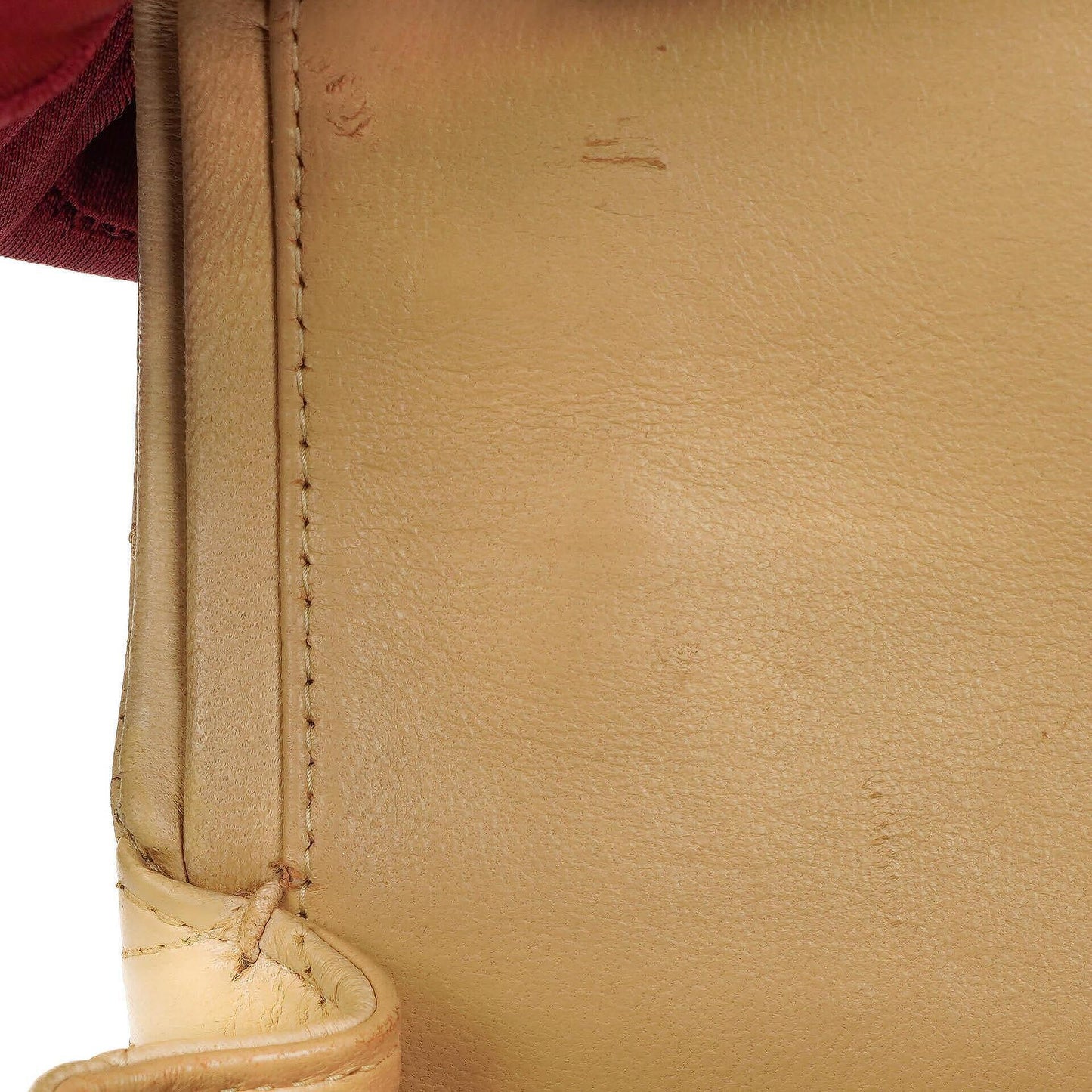 Chanel Classic Kleine Double Flap Tasche aus beigem gestepptem Lammleder mit 24K vergoldeter Hardware